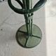 Porte-manteaux perroquet en rotin vert