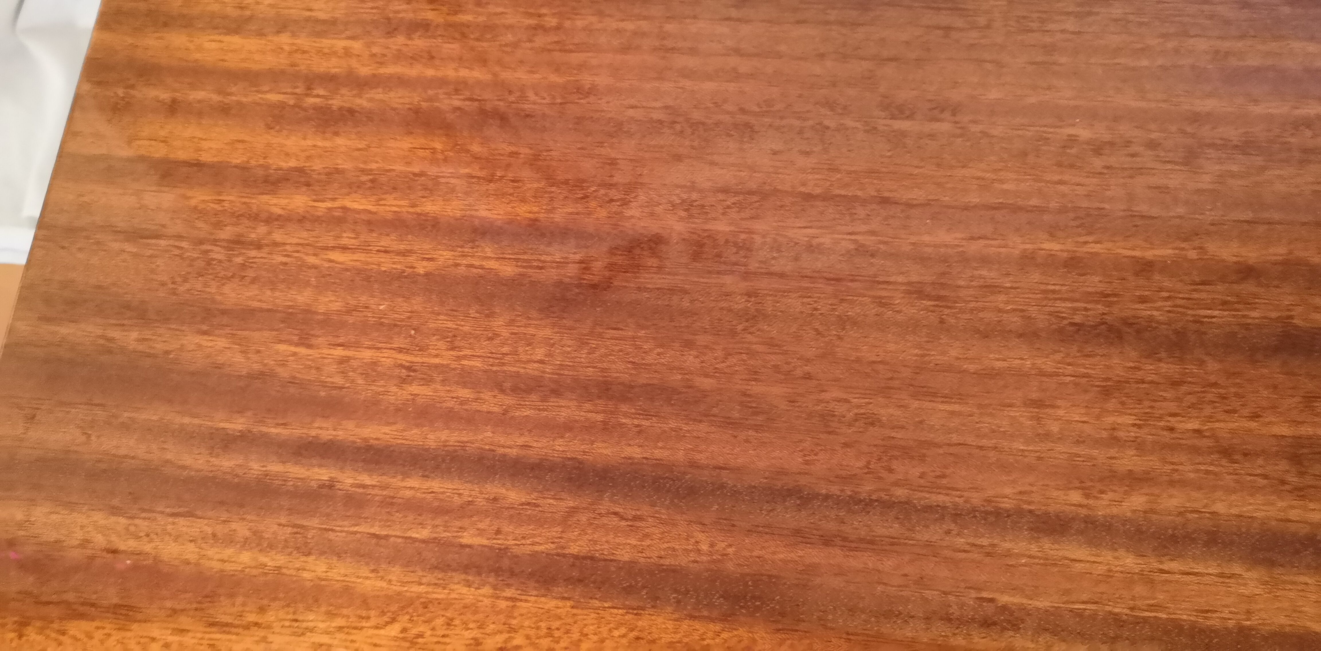 Varnished wood coffee table 1950