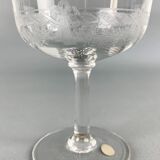 SUITE OF 6 CUPS TO CHAMPAGNE SAINT LOUIS MODEL SAPHO IN CRISTAL
