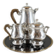 Christofle silver-plated tea and coffee set, Gallia collection