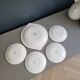 Dessert service - Dish and 4 plates Hossegor pottery from Salins - Ref 916