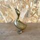 Vintage brass duck