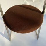 1970 stainless steel chair chrome style treck