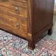 Commode Empire en acajou et dessus marbre XIXème