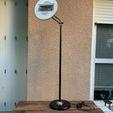 Varallo black halogen floor lamp alfa Italy model