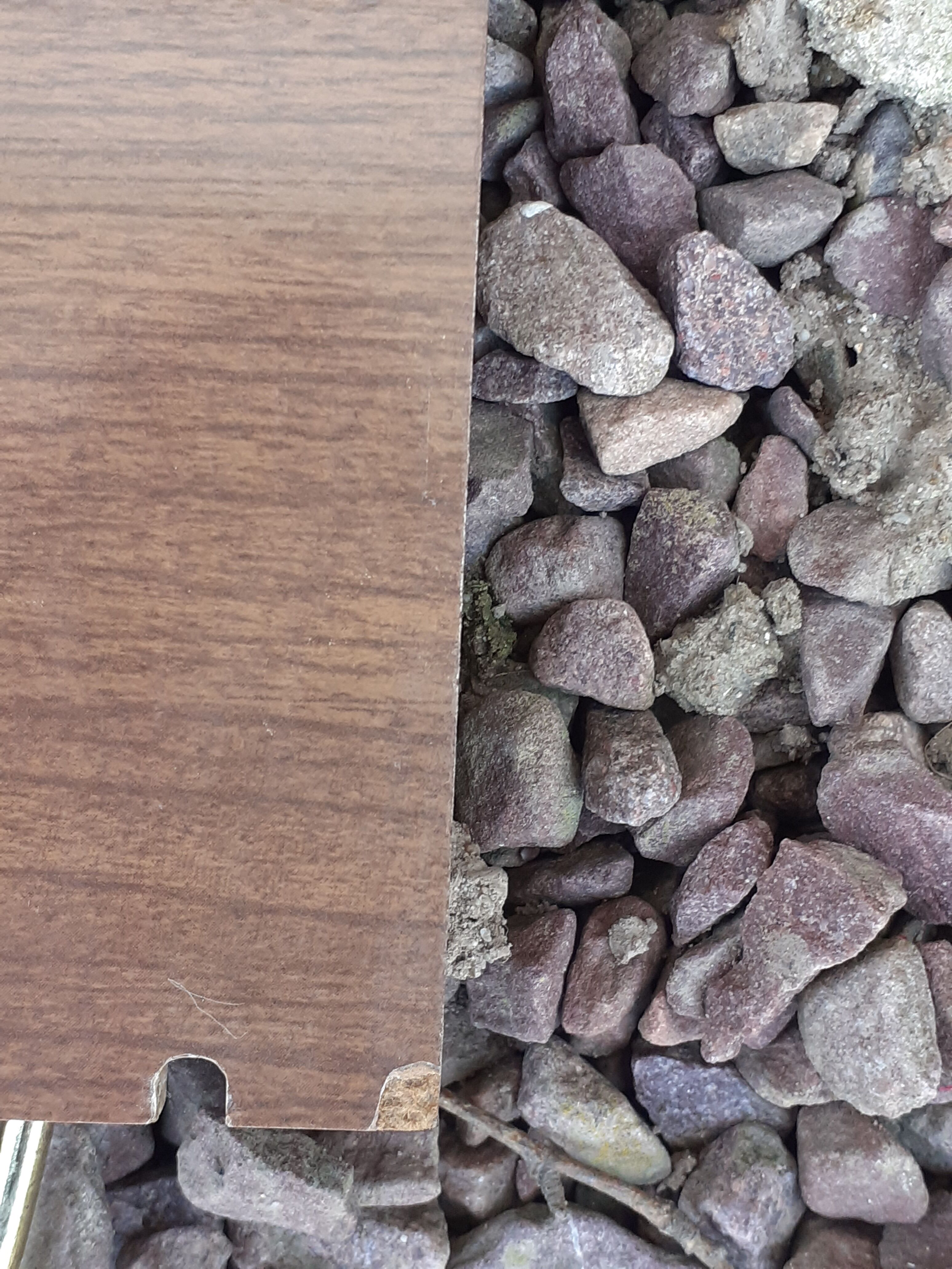 Wall floor wood and vintage gold metal xxeme