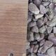 Wall floor wood and vintage gold metal xxeme