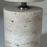 Vintage travertine lamp design 60s 70s