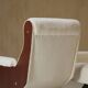 Pair of 1960s Italian Modern Walnut and Boucle Armchairs