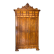 Antique Louis-Philippe style walnut veneer wardrobe – 2 doors