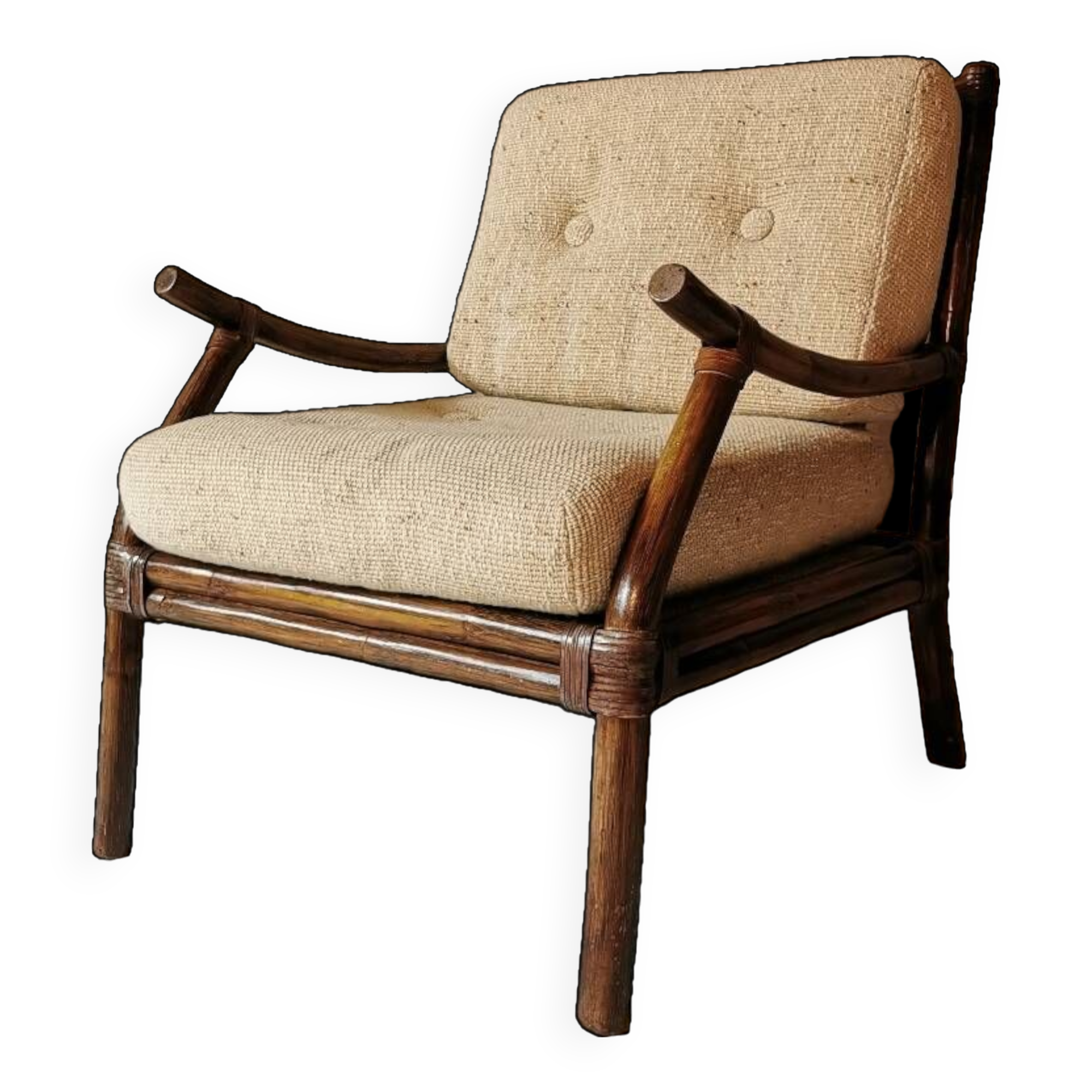 Rattan armchair