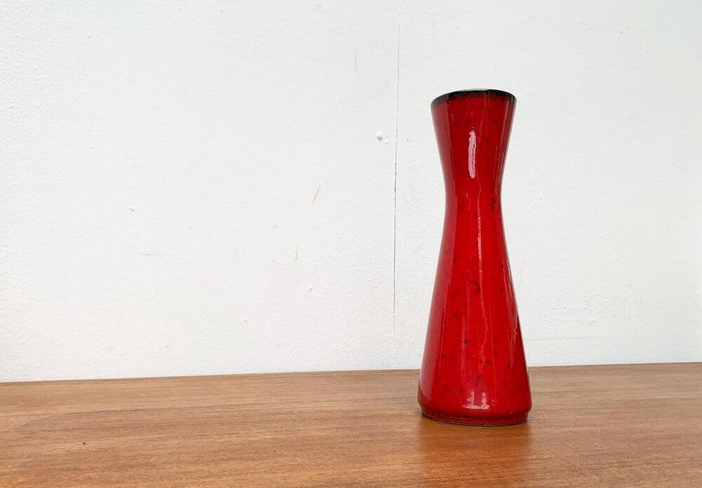 Diabolo Vase in West German Ceramic from the Mid-Century, WGP, by Scheurich, 1960s