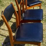 3 chaises type scandinave NF années 50-60