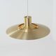 Première suspension en laiton « P376 » de Jørgen Kastholm & Preben Fabricius