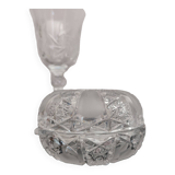 Sucrier en cristal d'Arques vintage