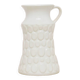 vintage white West Germany can vase Jasba