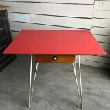 Table vintage formica feet Eiffel