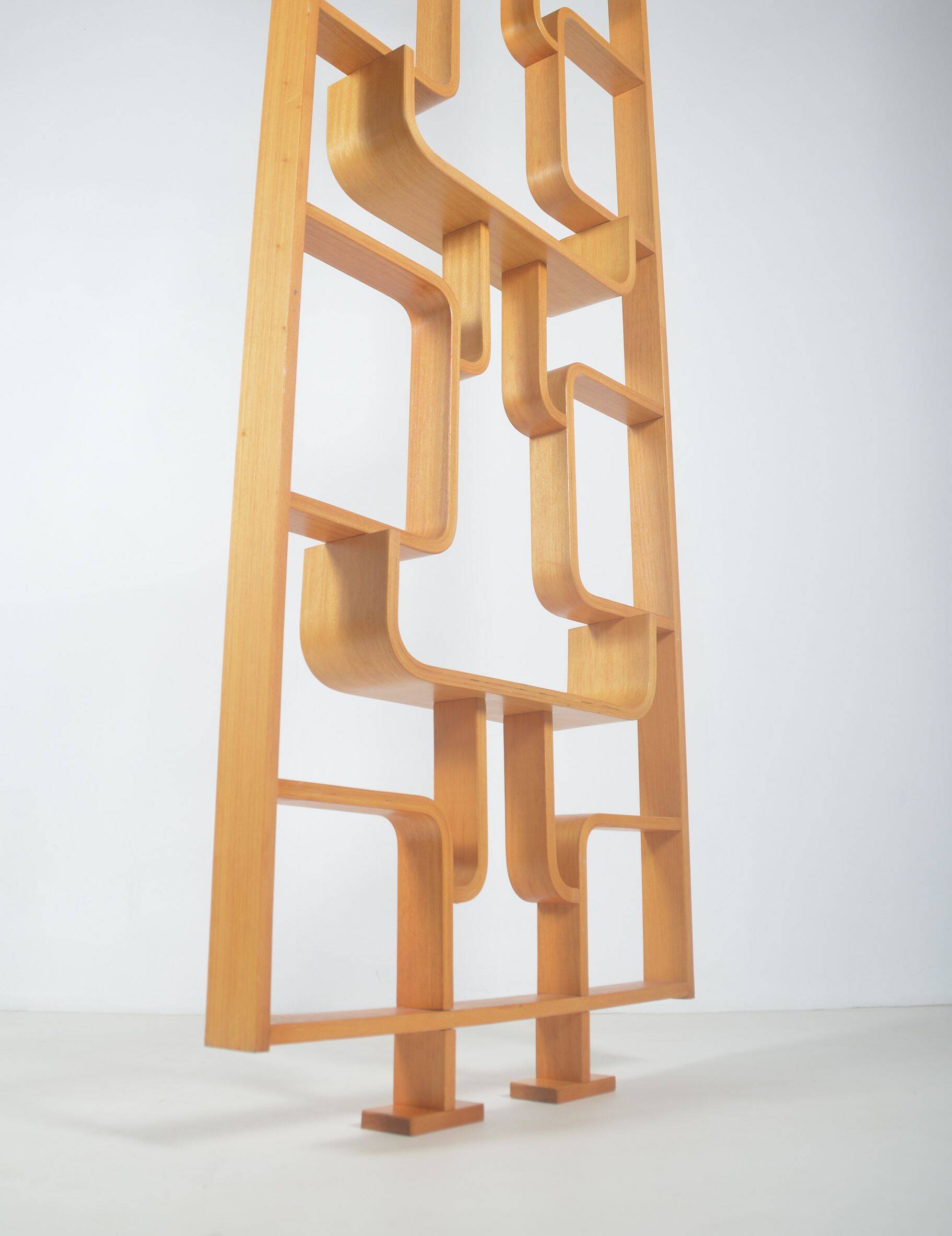 Room divider designed by Volak for Drevopodnik Holesov, 1960s
