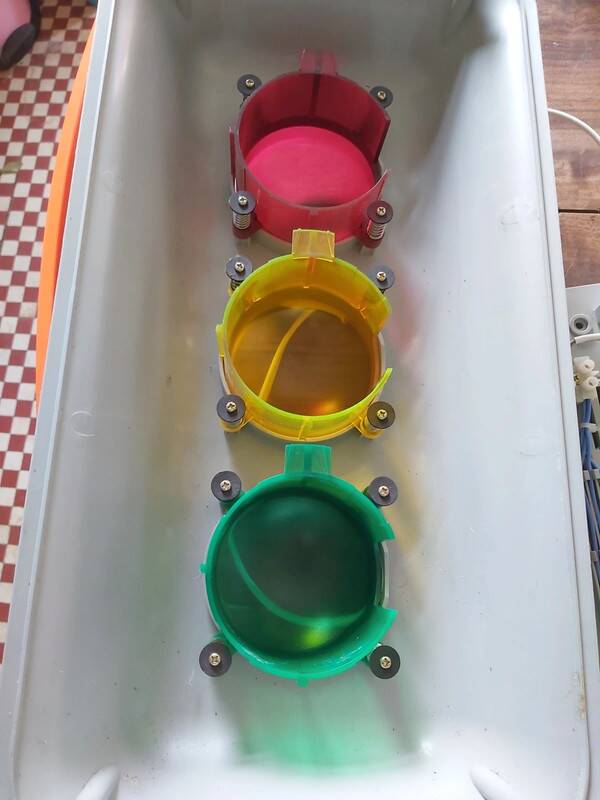 Ikea traffic light wall light