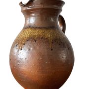Large glazed stoneware pitcher XXL — Wabi-Sabi Spirit 1960-1
