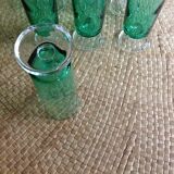 Series of 11 champagne flutes