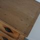 Antique German pine shop cabinet, early 20th century