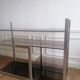 Étagère en alu brossé 1980