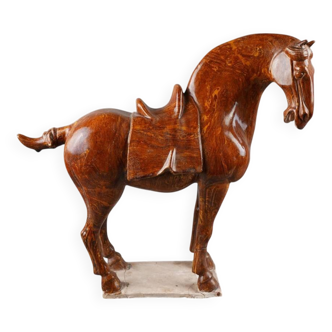 China. Tang Dynasty, Glazed Terracotta Horse