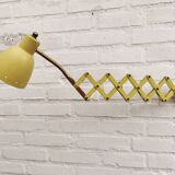 1970s metal scissors lamp