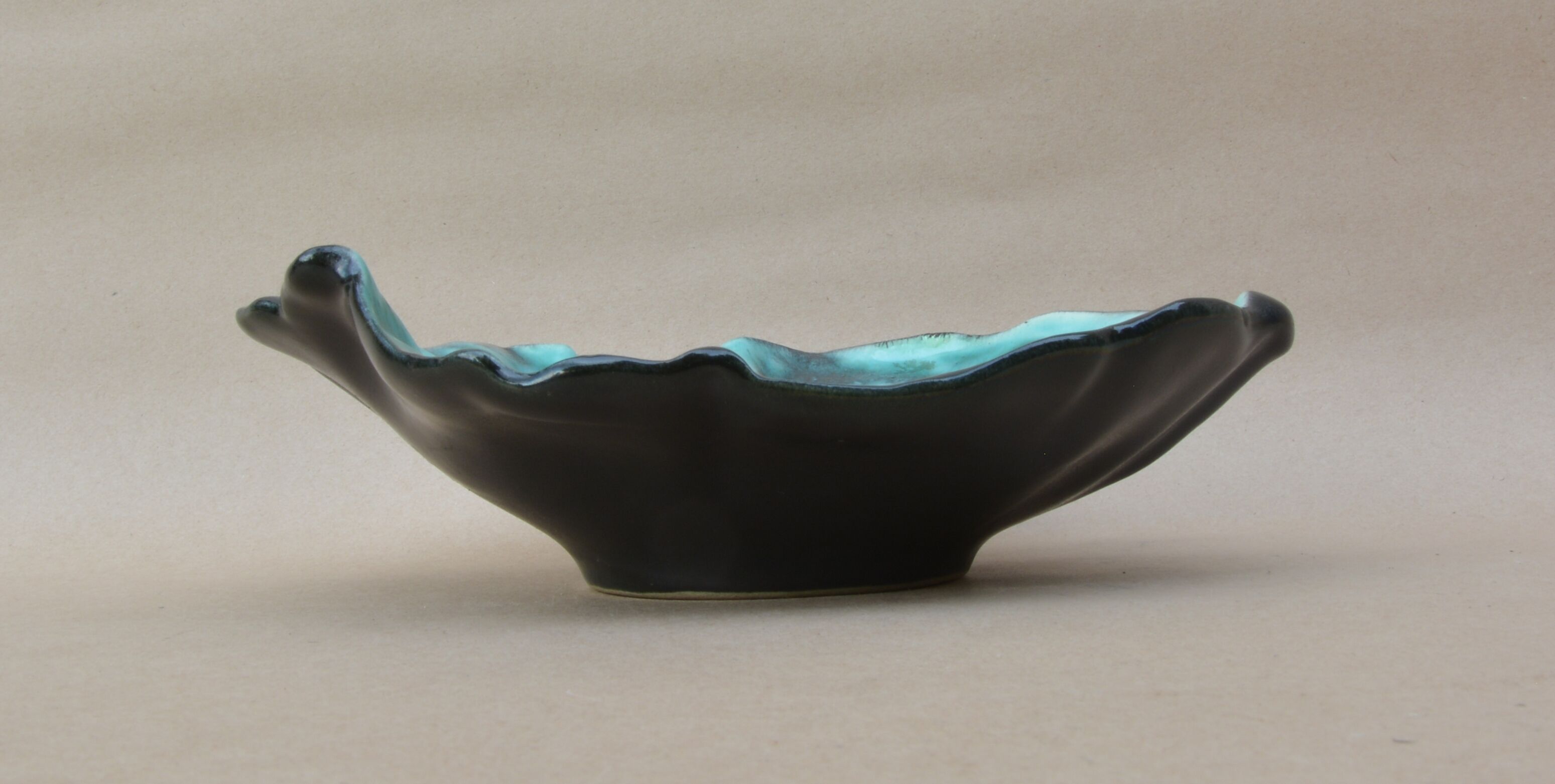 Turquoise pearl cup by Pol Chambost (1906-1983)