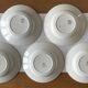 5 antique deep plates in badonviller earthenware