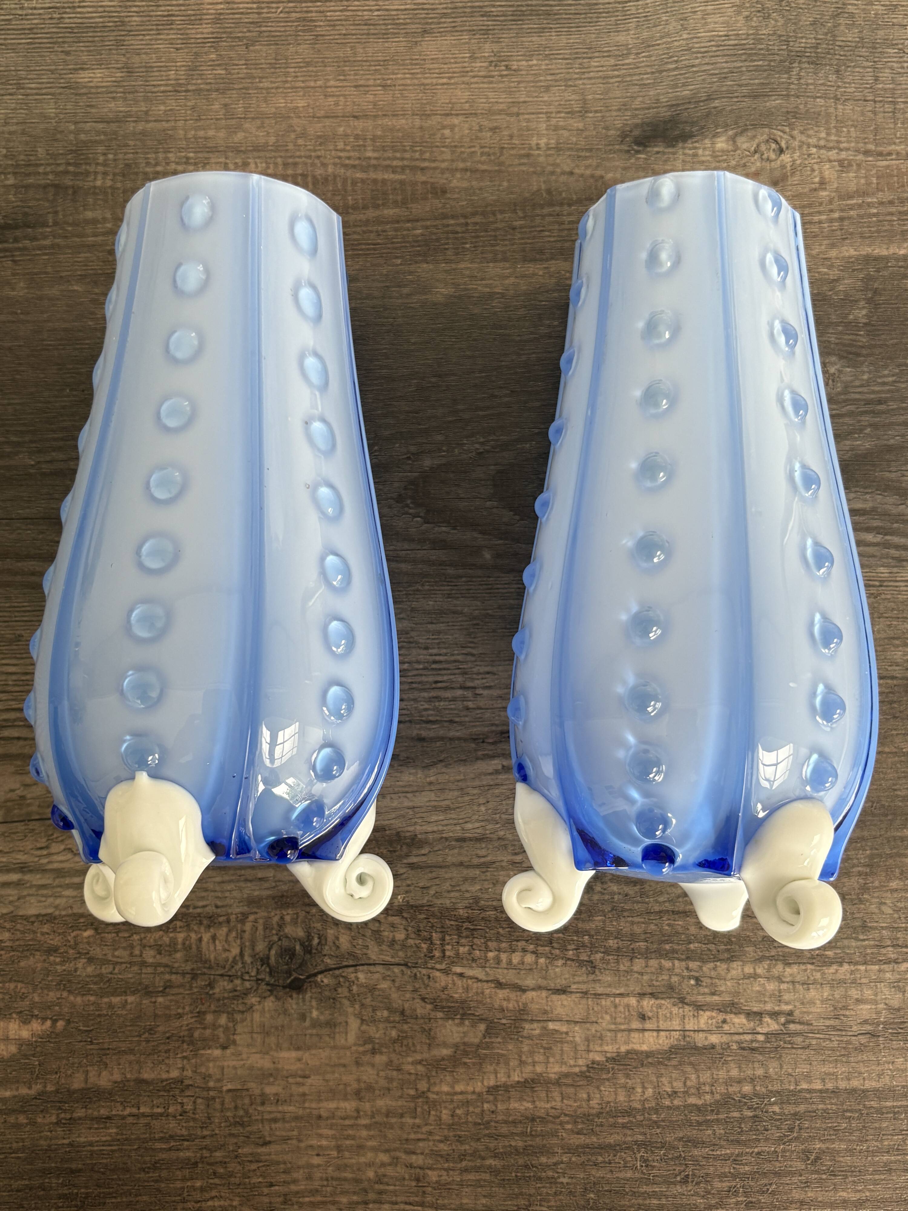 Pair of vintage Murano vases