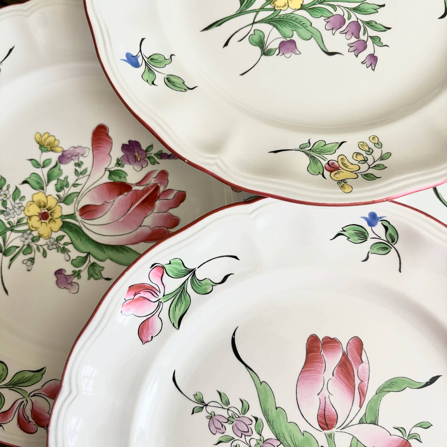 Lunéville dessert plates