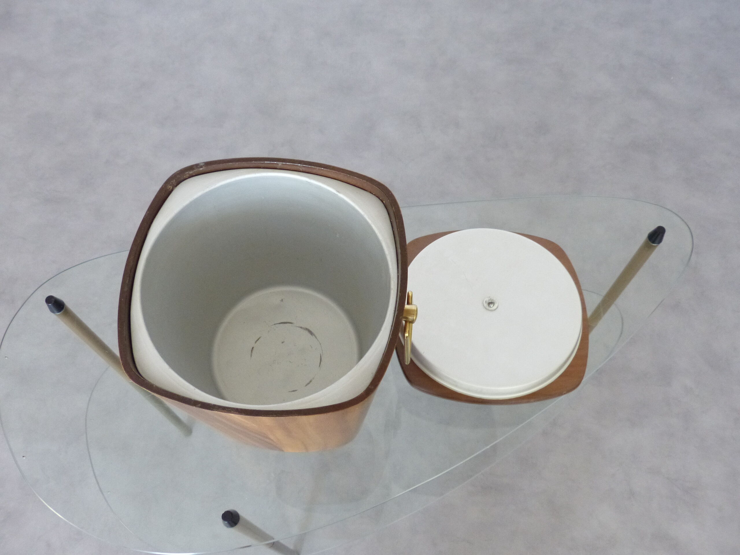 Teak champagne bucket