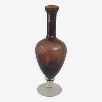 Vase verre italien 70's