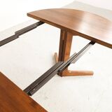 Danish round dining table in teak 1960s