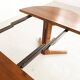 Danish round dining table in teak 1960s
