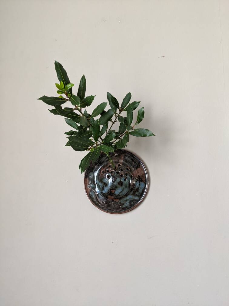 Ceramic flower stand wall decoration slow decoration handmade vase