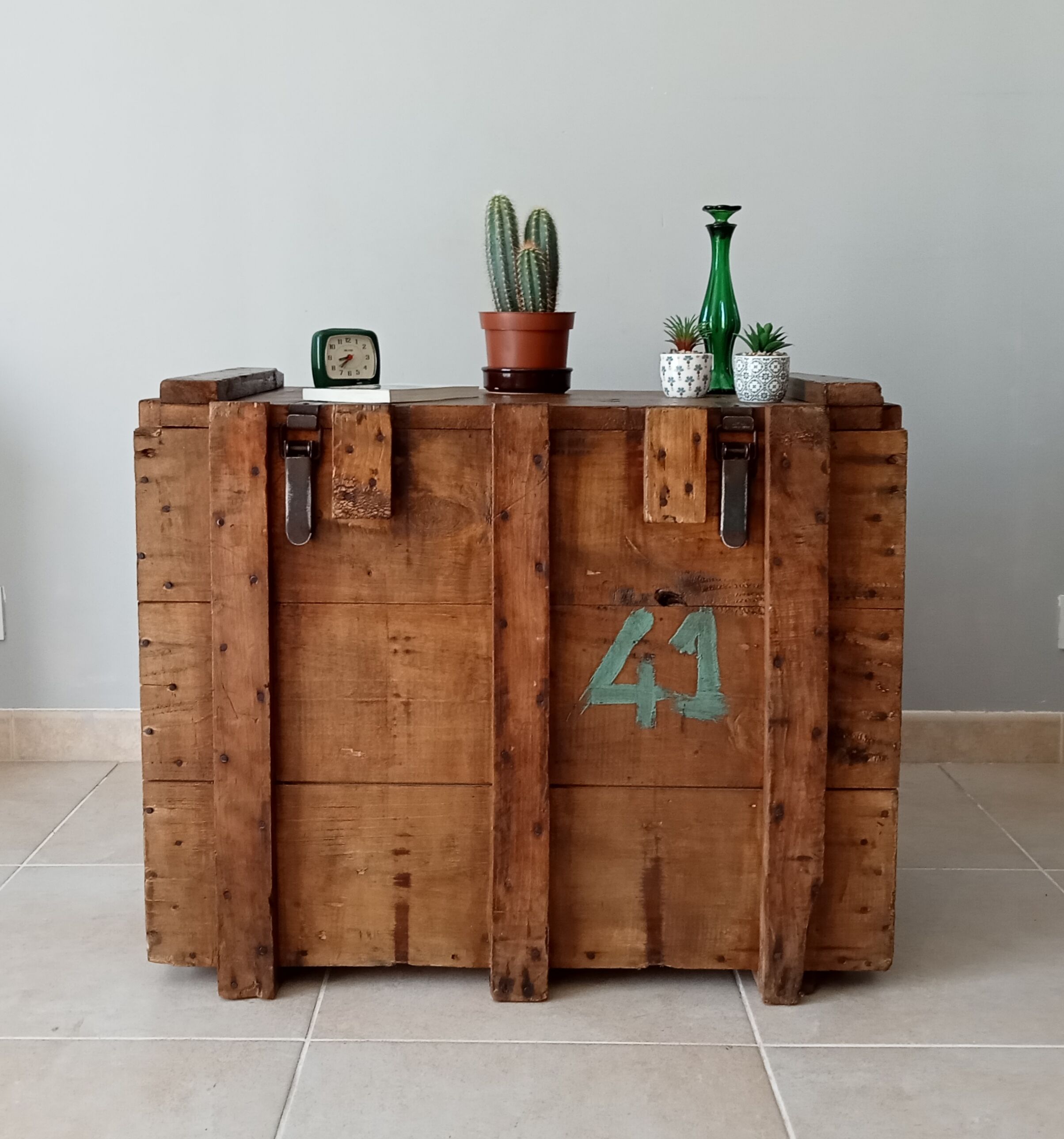 Old military trunk 40/50s