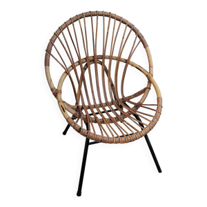 Fauteuil en rotin, année
