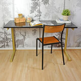 Double school table