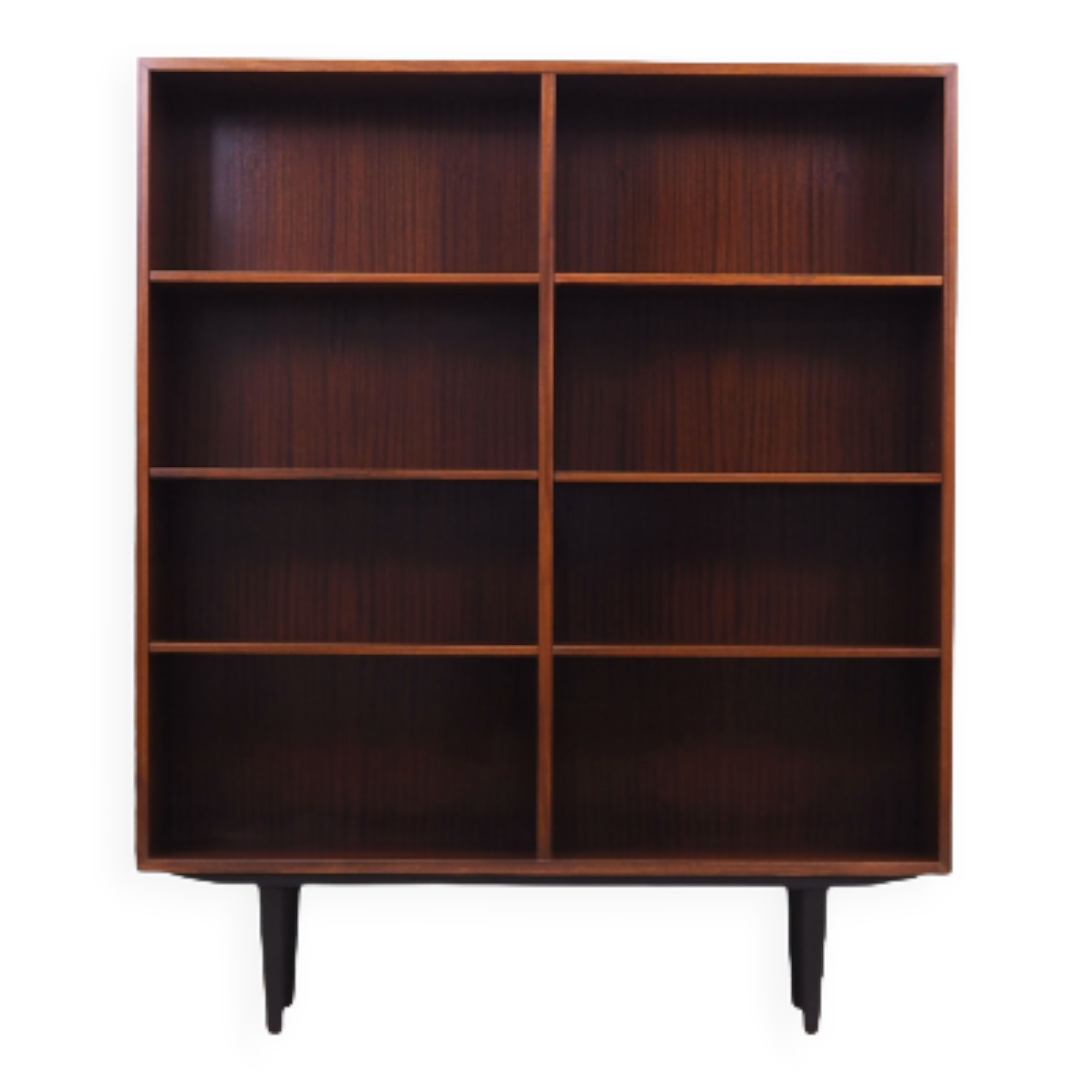 Mahogany bookcase, Danish design, 1970s, production: Omann Jun