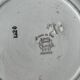 Set of 16 flat plates terre de fer choisy le roi numbered