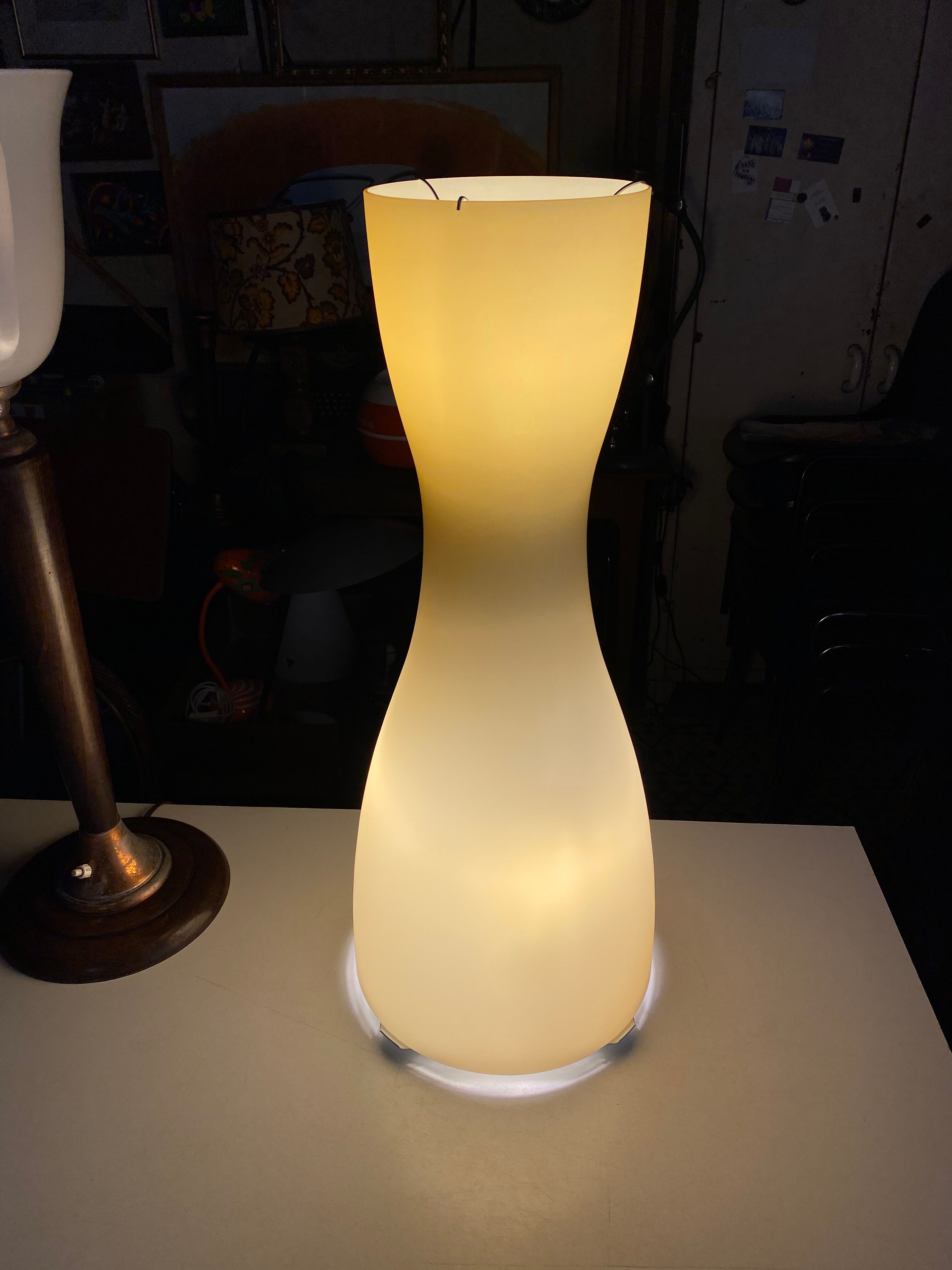 Large lamp Foscarini Dress 07 design Defne Koz & Marco Susani 1995 blown glass