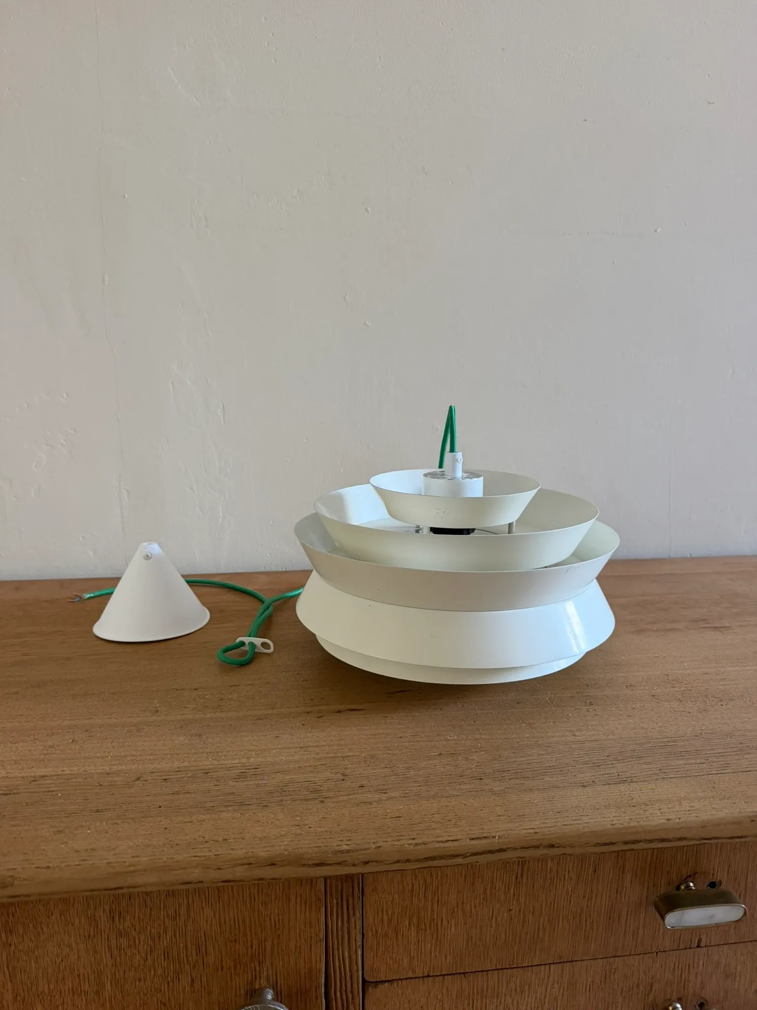 Vintage Carl Thore Trava pendant - Swedish design lamp - Granhaga