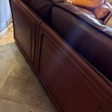 2-seater leather sofa by Roche Bobois