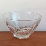 Old glass bowl Huile Lesieur