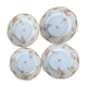 4 Limoges porcelain plates