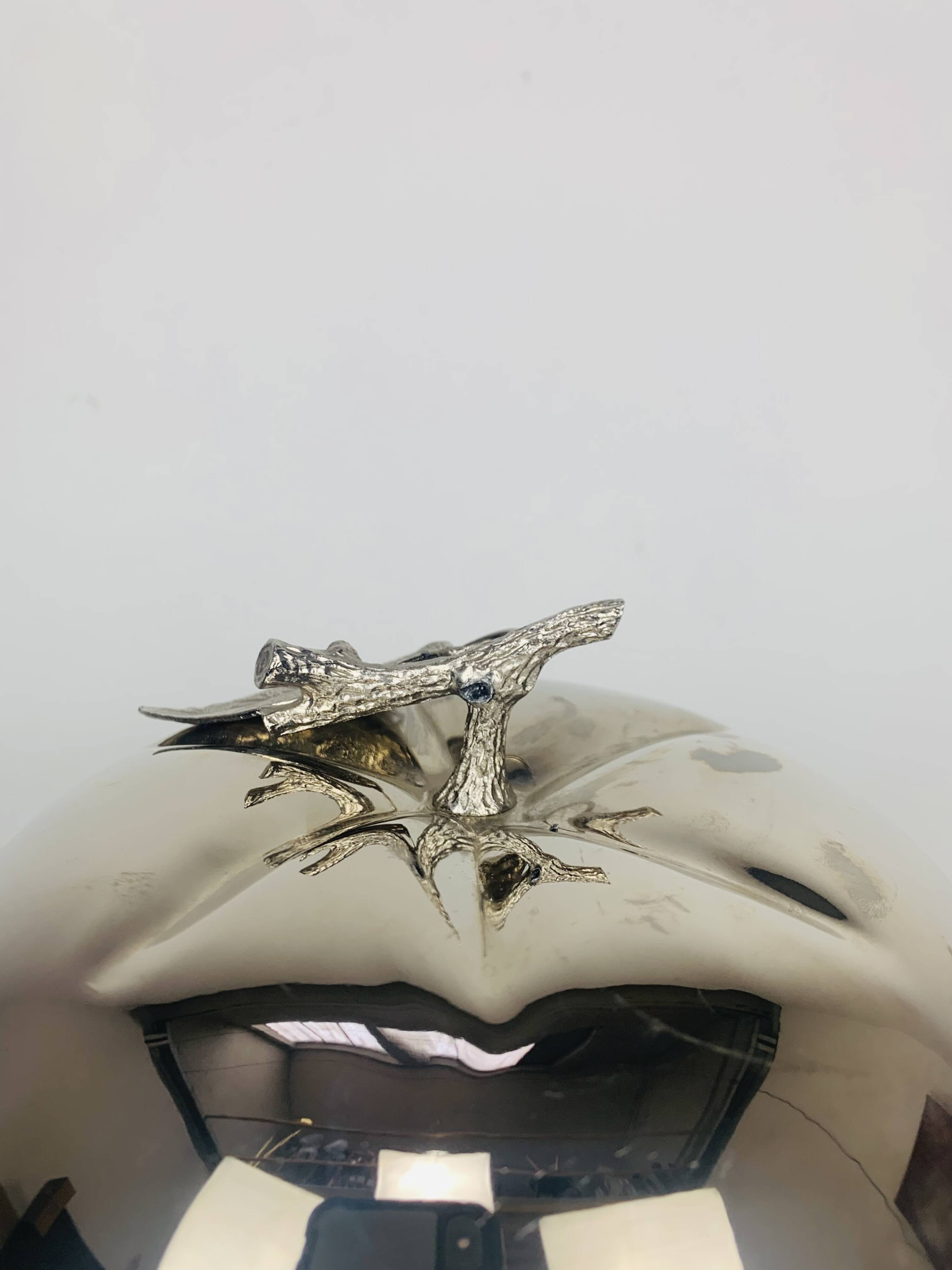 Apple ice bucket by Hans Turnwald, metal, 1970s