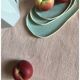 Antique Harvest Tablecloth in Pure Hemp Dyed Tea Rose